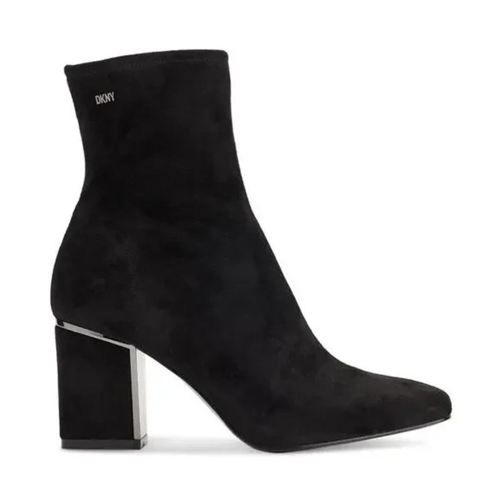 DKNY Women's Cavale Black Stretch Booties Size 11